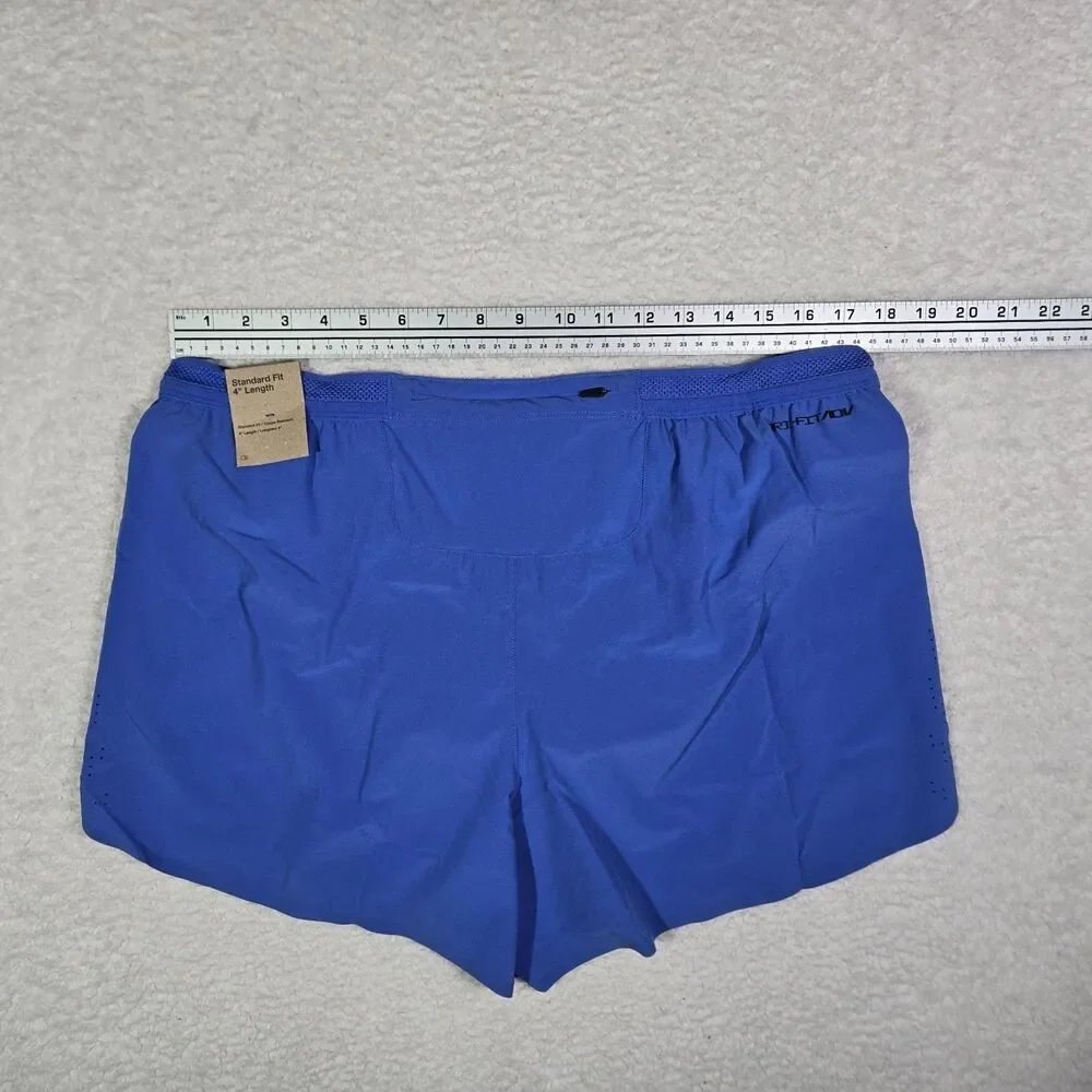$90 Nike Running Shorts Dri-FIT ADV AeroSwift 4'' Blue FN3352-411 Mens XL Lined